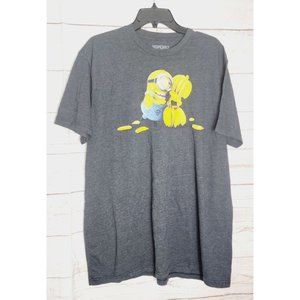 Despicable Me 2 Graphic 2XL Crew Neck Gray T-Shirt